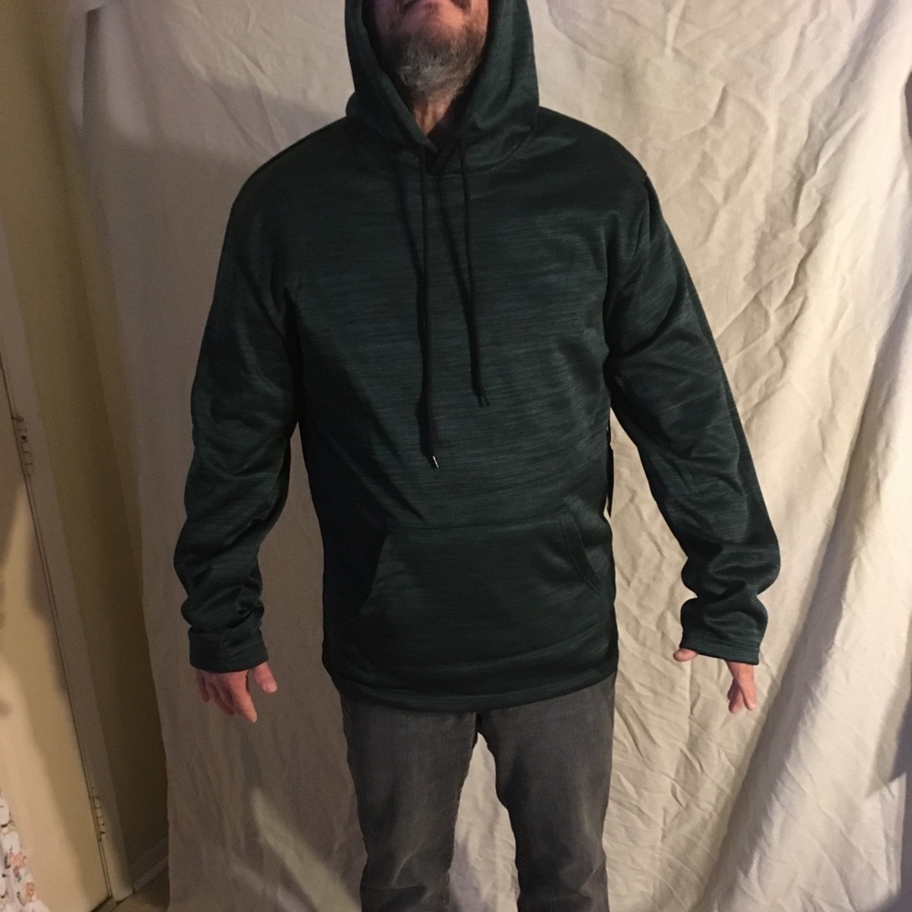New Straight Faded Green Hoodie - Picture 5 of 6